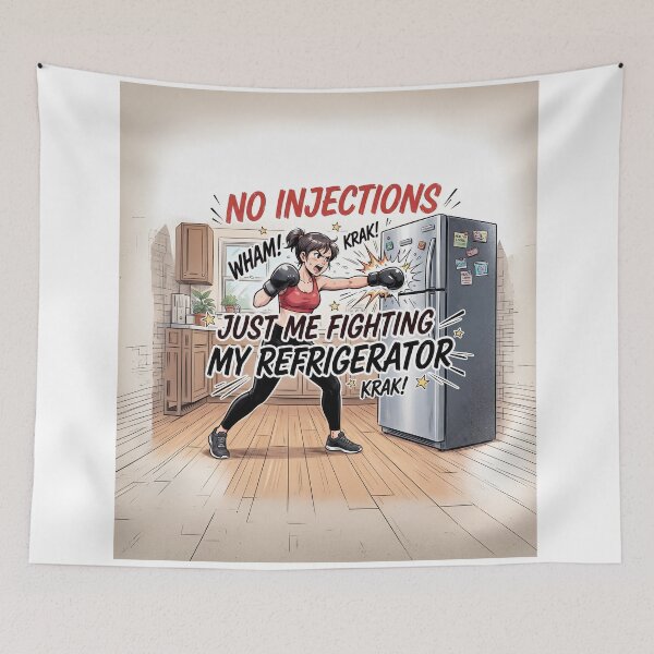 Item preview, Funny Tee No Injections Weight Loss designed and sold by Home Decor Art.