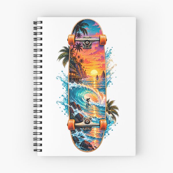 Item preview, Sunset Surf Skateboard designed and sold by FunscapeHQ.