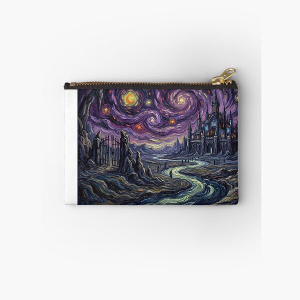 Item preview, Hades Underworld Starry Night Fantasy Landscape designed and sold by Bad-Decisions-Designs.