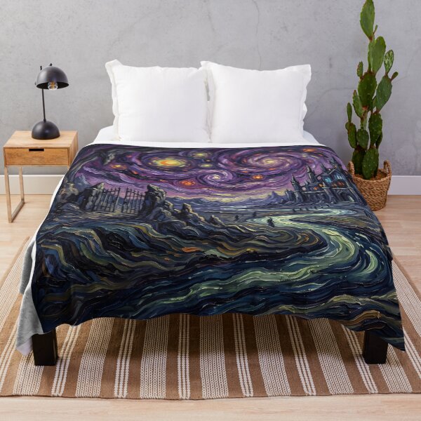 Item preview, Hades Underworld Starry Night Fantasy Landscape designed and sold by Bad-Decisions-Designs.