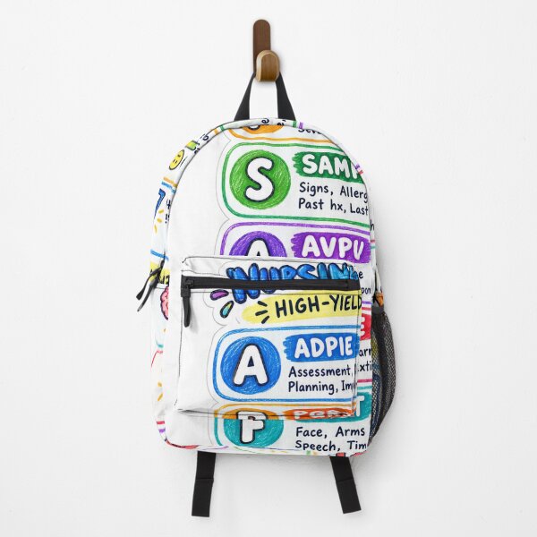 Item preview, Nursing Mnemonics Drawn Study Aid Nursing Student Sticker designed and sold by isokinetic.
