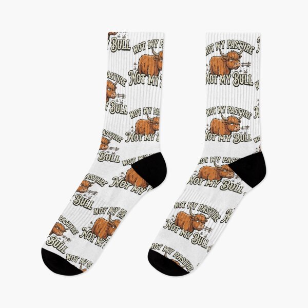 Item preview, Funny Highland Cow Not My Pasture Sarcastic Meme designed and sold by Arc2020.