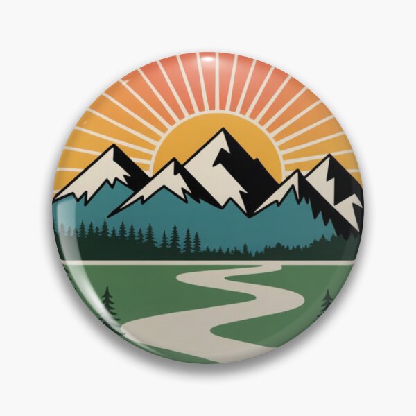 Item preview, Mountain Sunset & Forest Trail designed and sold by NatArtSA.