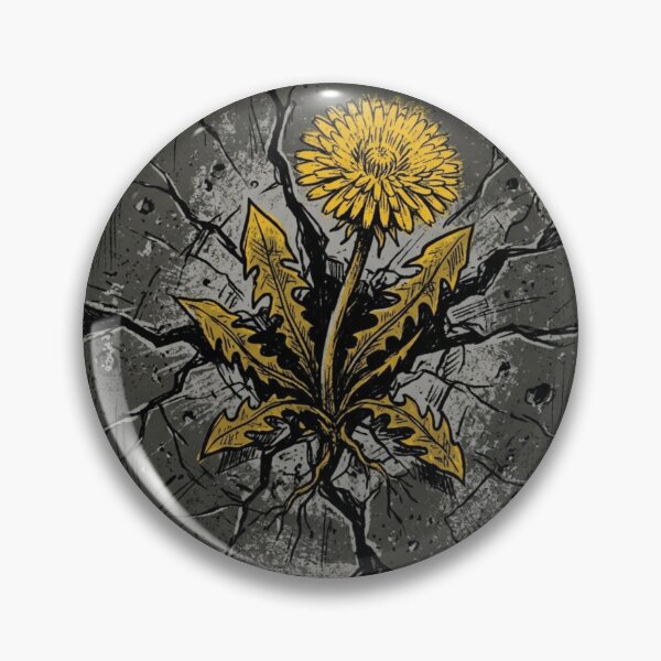 Item preview, Dandelion Growing Through Cracked Concrete Resilience Art designed and sold by Sanan Israyilli.