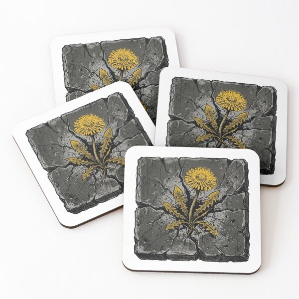Item preview, Dandelion Growing Through Cracked Concrete Resilience Art designed and sold by Sanan Israyilli.