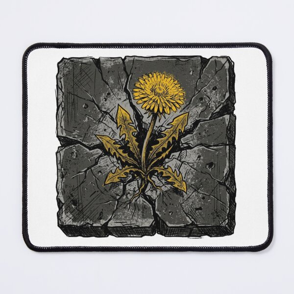 Item preview, Dandelion Growing Through Cracked Concrete Resilience Art designed and sold by Sanan Israyilli.