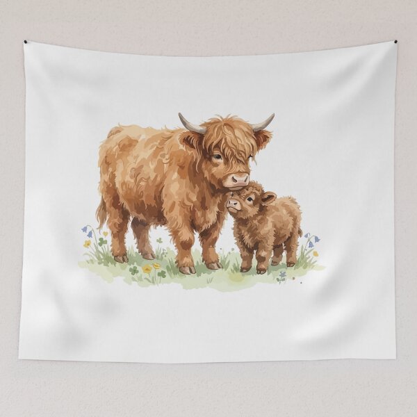 Item preview, Cute Highland Cow Mama Farm Mom Mother's Day designed and sold by Arc2020.