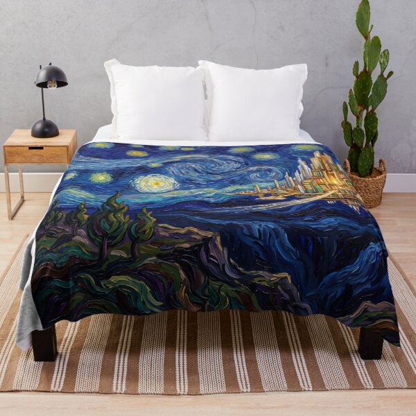 Item preview, New Genesis Starry Night Comic Book Landscape designed and sold by Bad-Decisions-Designs.