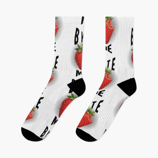 Item preview, Byte Me Pixelated Strawberry - Funny Tech Pun Design designed and sold by PhraseCreatives.