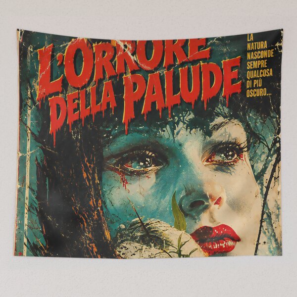 Item preview, The Horror of the Swamp : fake horror movie poster designed and sold by aliraweb.