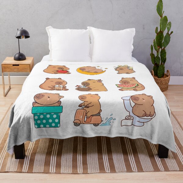 Item preview, Chibi Kawaii Capybara Cute Illustration designed and sold by Amazing Design Store.