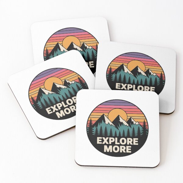 Item preview, Explore More Mountain Badge designed and sold by NatArtSA.