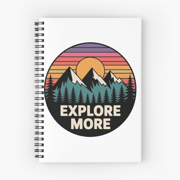 Item preview, Explore More Mountain Badge designed and sold by NatArtSA.