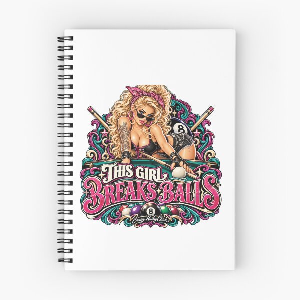 Item preview, This Girl breaks Balls | Blonde Pool Player Design designed and sold by Crazyhuskychick.