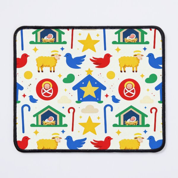 Item preview, Colorful Christian Nativity Christmas Pattern designed and sold by Mimoshi ⭐⭐⭐⭐⭐.