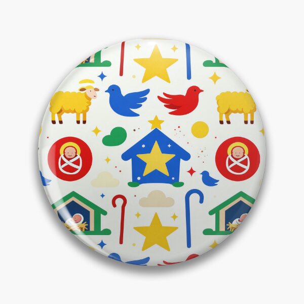Item preview, Colorful Christian Nativity Christmas Pattern designed and sold by Mimoshi ⭐⭐⭐⭐⭐.