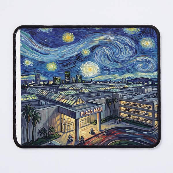 Item preview, Park Plaza Mall Starry Night Horror Landscape designed and sold by Bad-Decisions-Designs.