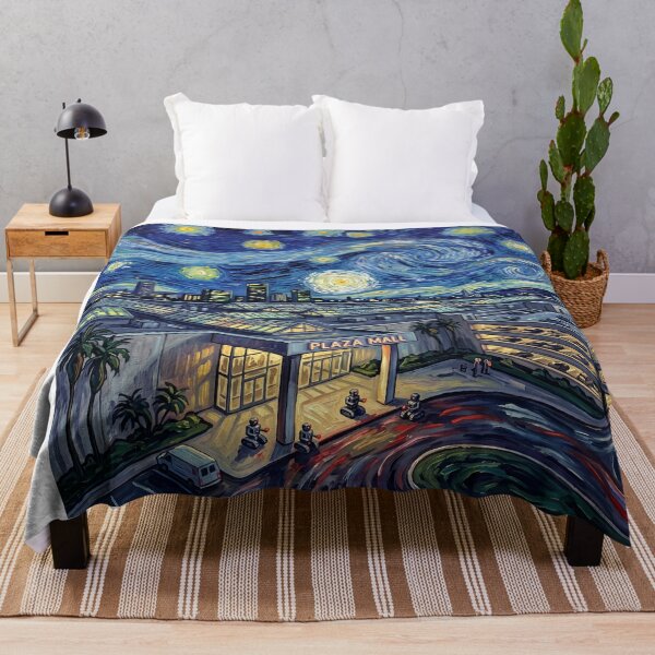 Item preview, Park Plaza Mall Starry Night Horror Landscape designed and sold by Bad-Decisions-Designs.