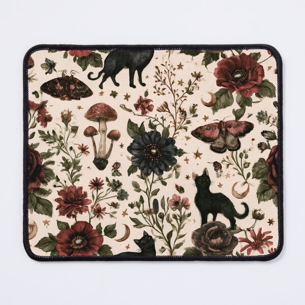Item preview, Fall Whimsy Vintage Cats and Roses designed and sold by CuriosityCasita.