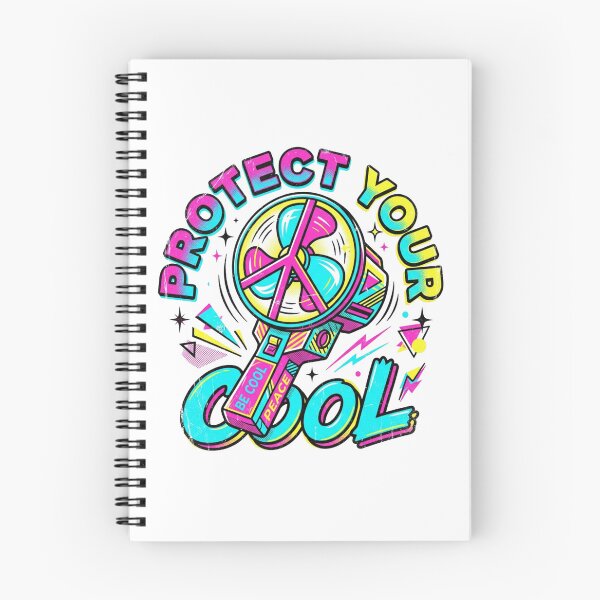 Item preview, Protect Your Cool Retro Neon Y2K Fan Art designed and sold by Sanan Israyilli.