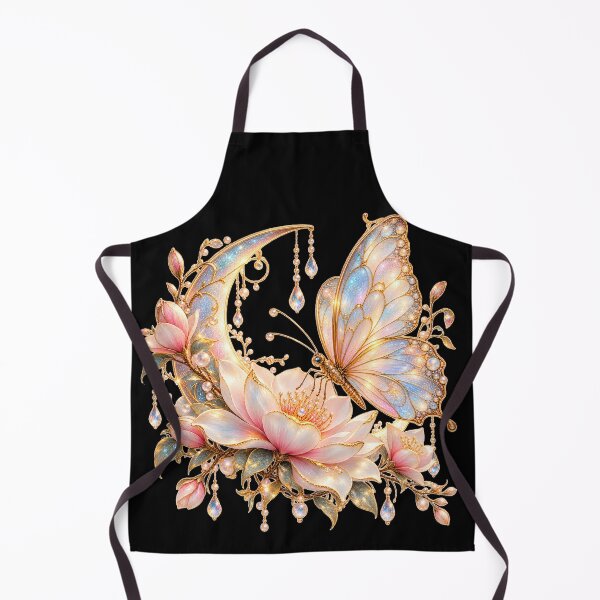 Item preview, Elegant Butterfly and Floral Illustration designed and sold by Wild Ink Studio by Barbara.