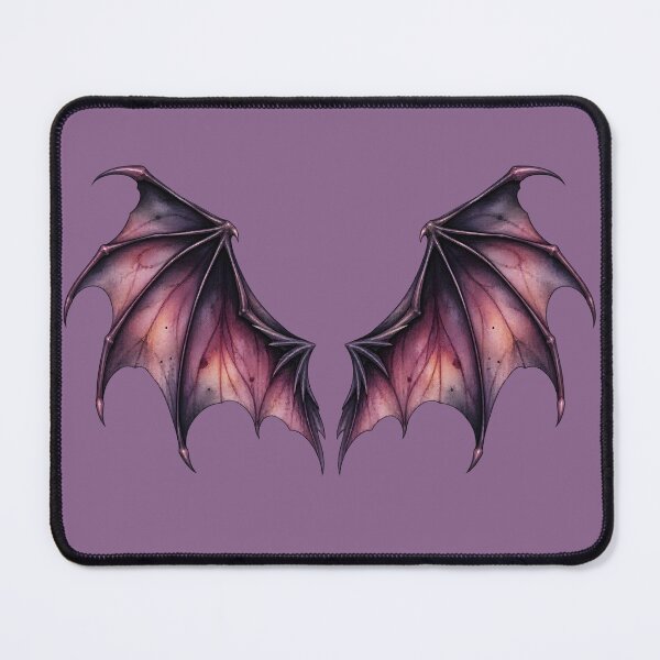 Item preview, Gothic Bat Wings – Purple Watercolor Fantasy Wings designed and sold by blankTeeShirt.