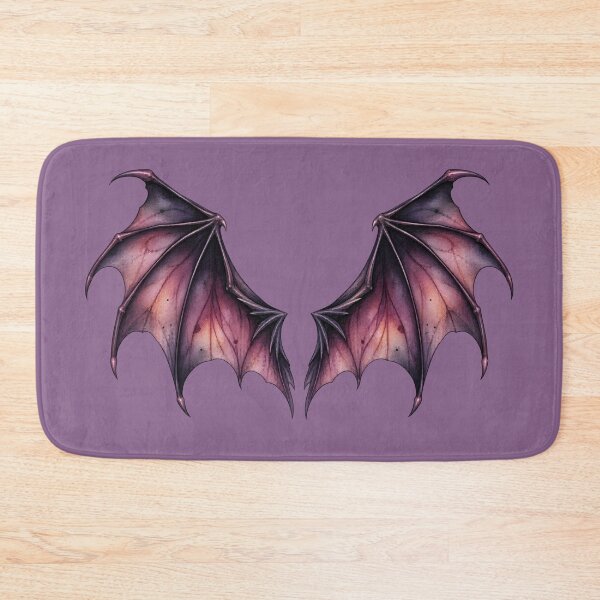 Item preview, Gothic Bat Wings – Purple Watercolor Fantasy Wings designed and sold by blankTeeShirt.