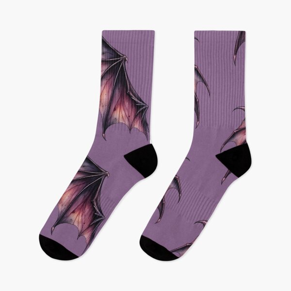 Item preview, Gothic Bat Wings – Purple Watercolor Fantasy Wings designed and sold by blankTeeShirt.