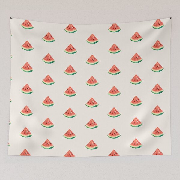 Item preview, Juicy Watermelon Slice Watercolor Summer Fruit Food Art designed and sold by VibeShift Studio.