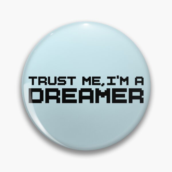 Item preview, Trust Me I’m a Dreamer – Aesthetic Typography Sticker designed and sold by tviyluv.