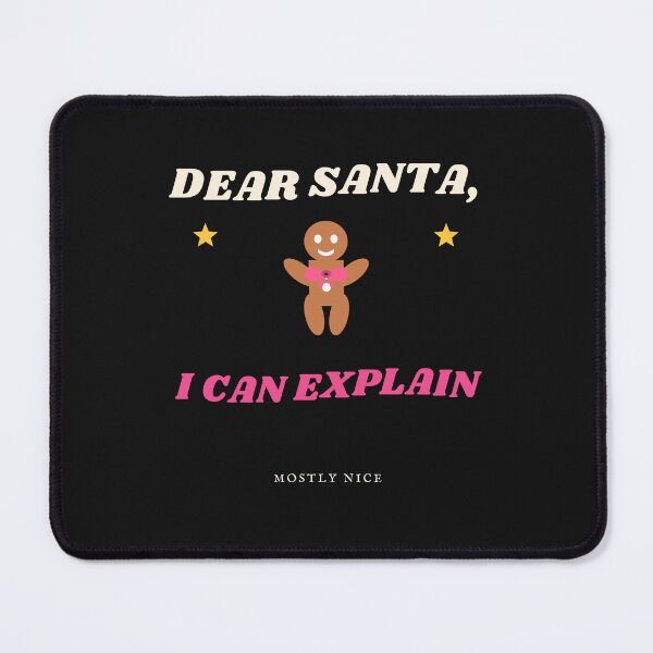 Item preview, Dear Santa I Can Explain - Funny Christmas Design designed and sold by JongoMongo.