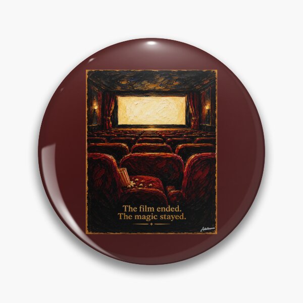 Item preview, Empty Movie Theater Illustration, Bordeaux Velvet Nostalgia designed and sold by Artisticanvas.