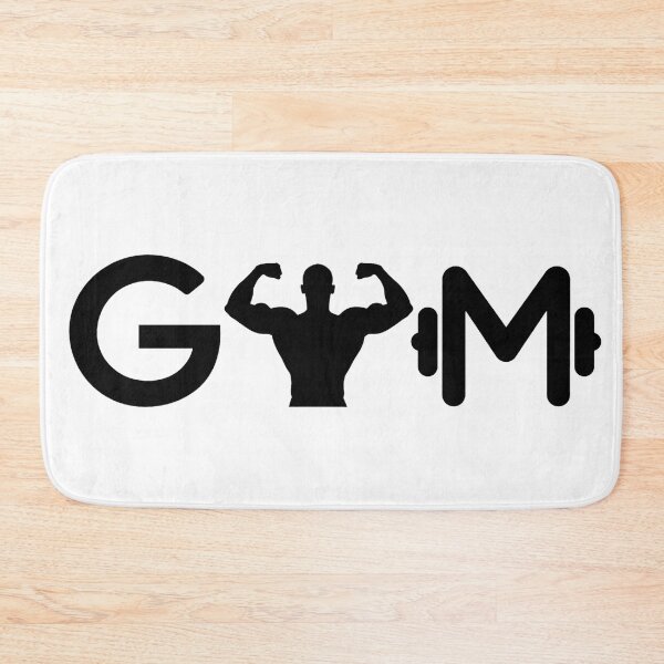 Item preview, GYM Bodybuilder Typogram - Gym Fitness Workout Design With Muscle Man And Dumbbell designed and sold by 2Sec.