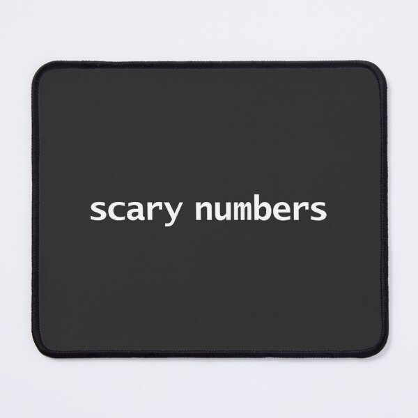 Item preview, Scary Numbers Horror-Themed Design with Spooky Typography and Creepy Vibes designed and sold by karimgamer.