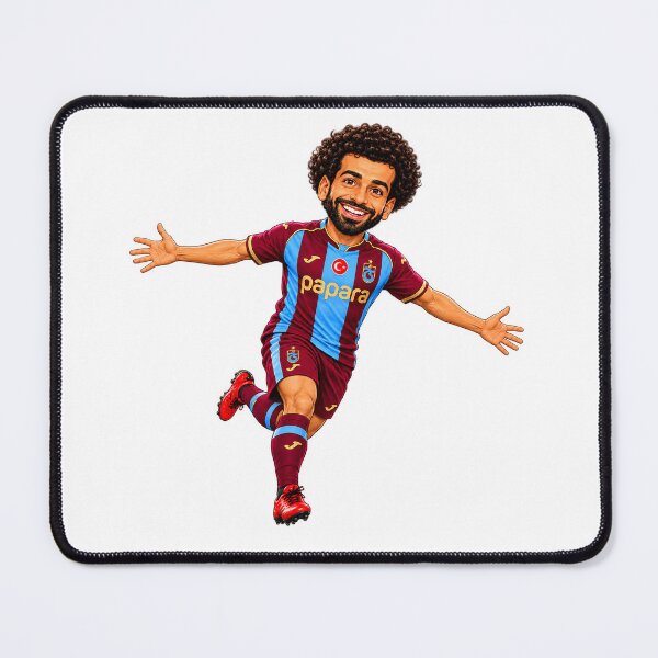 Item preview, MO SALAH | THE PHARAOH OF TRABZON Premium Football Caricature designed and sold by FlatInkStudio.