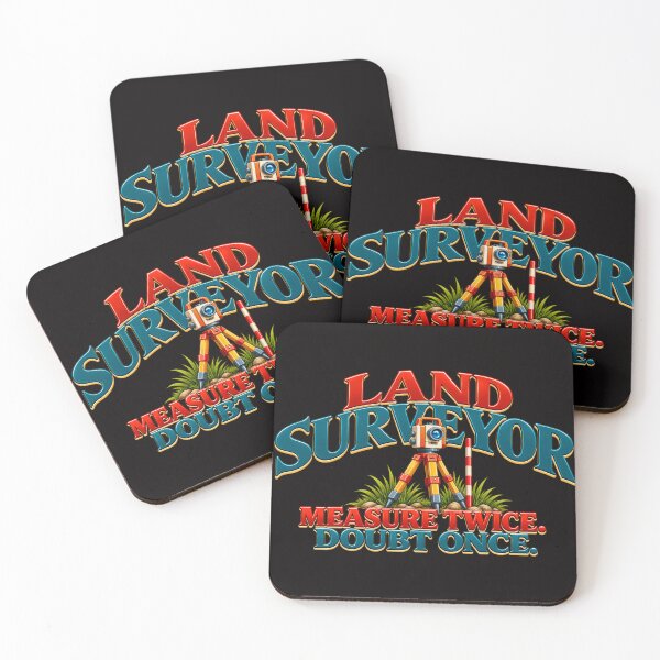 Item preview, Land Surveyor Humor – Measure Twice, Doubt Once designed and sold by Tadeusz1.