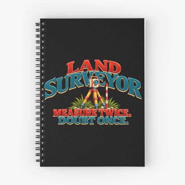 Item preview, Land Surveyor Humor – Measure Twice, Doubt Once designed and sold by Tadeusz1.