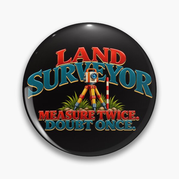 Item preview, Land Surveyor Humor – Measure Twice, Doubt Once designed and sold by Tadeusz1.