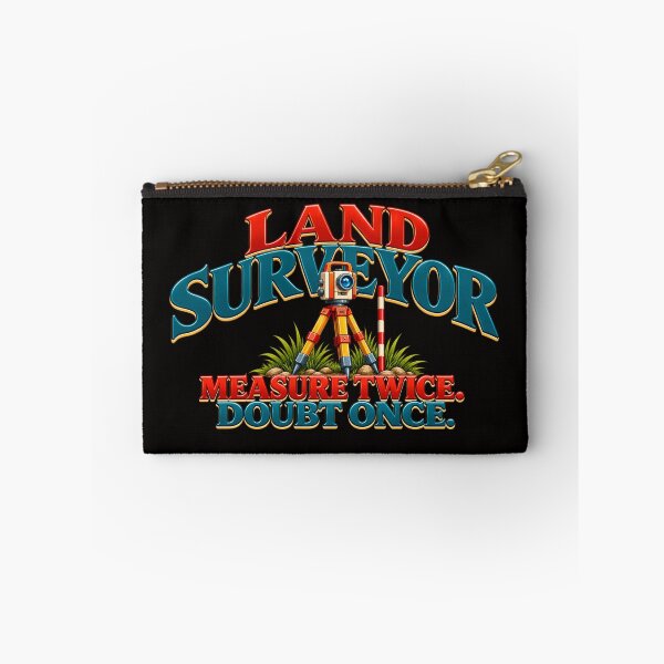 Item preview, Land Surveyor Humor – Measure Twice, Doubt Once designed and sold by Tadeusz1.