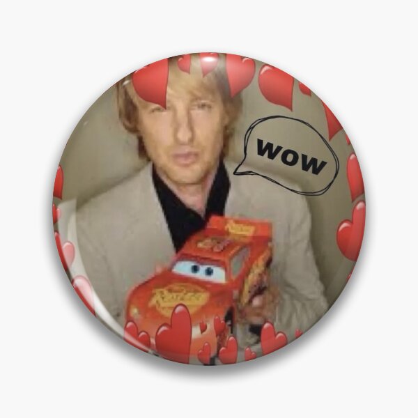 Item preview, owen wilson and lightning mcqueen  designed and sold by WaltzOnVenus.