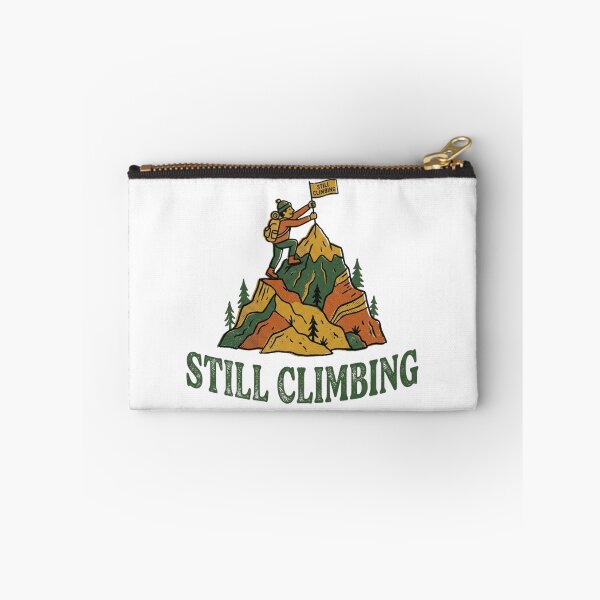 Item preview, Still Climbing Retro Mountaineering Hiking Art designed and sold by Sanan Israyilli.