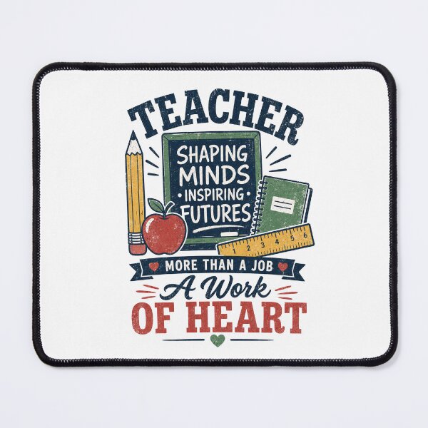 Item preview, Teacher Teachers Shaping Minds Inspiring Futures Motivational Slogan gift for Teachers and Educators designed and sold by LD ART.
