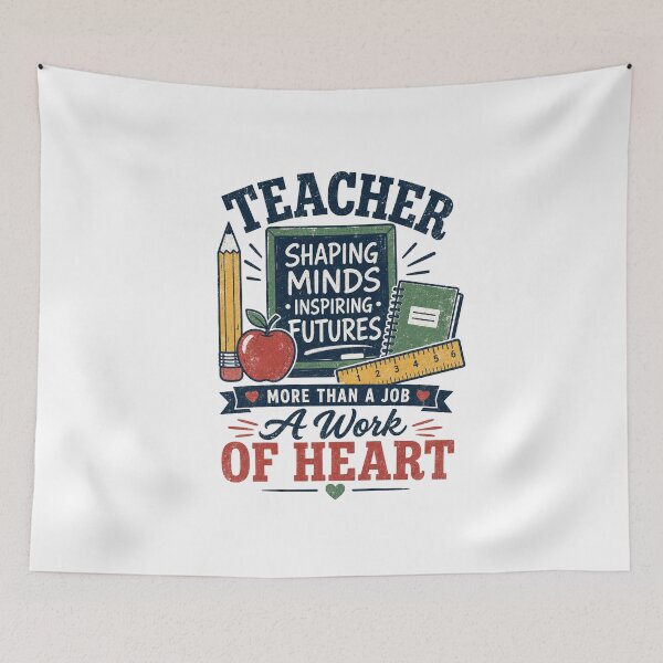 Item preview, Teacher Teachers Shaping Minds Inspiring Futures Motivational Slogan gift for Teachers and Educators designed and sold by LD ART.