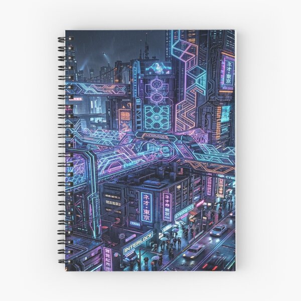 Item preview, Neon city with intersecting bridges designed and sold by Solomon-Ent-144.