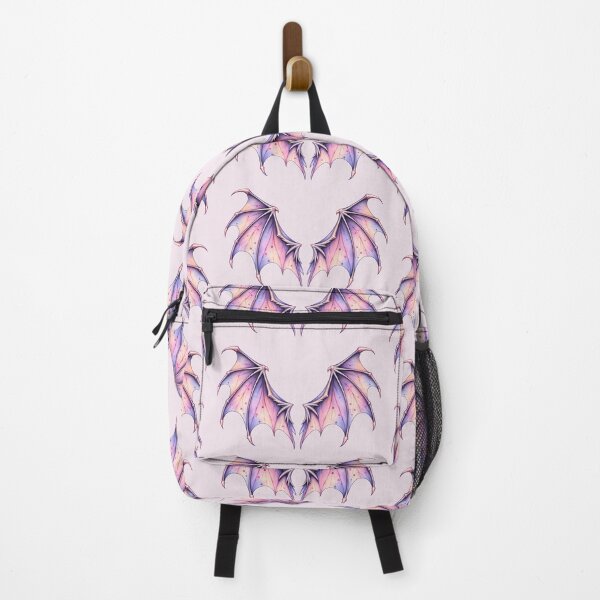 Item preview, Pastel Gothic Bat Wings – Pink & Purple Watercolor Fantasy designed and sold by blankTeeShirt.