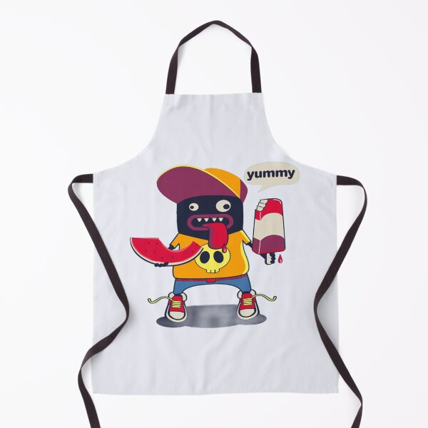 Item preview, Cool Cartoon Monster Enjoying Summer Treats in Streetwear Style designed and sold by Johnnies.