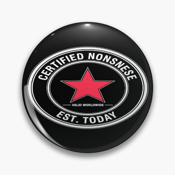 Item preview, Certified Nonsnes — Voluntary Misspelling Edition designed and sold by Art&Fun.