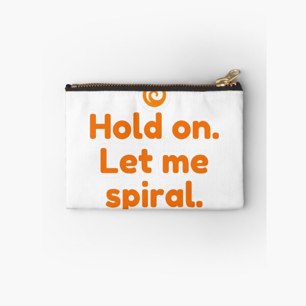 Item preview, Hold On Let Me Spiral Sticker designed and sold by MindfulMischief.