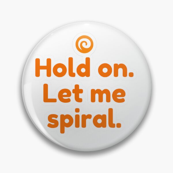 Item preview, Hold On Let Me Spiral Sticker designed and sold by MindfulMischief.