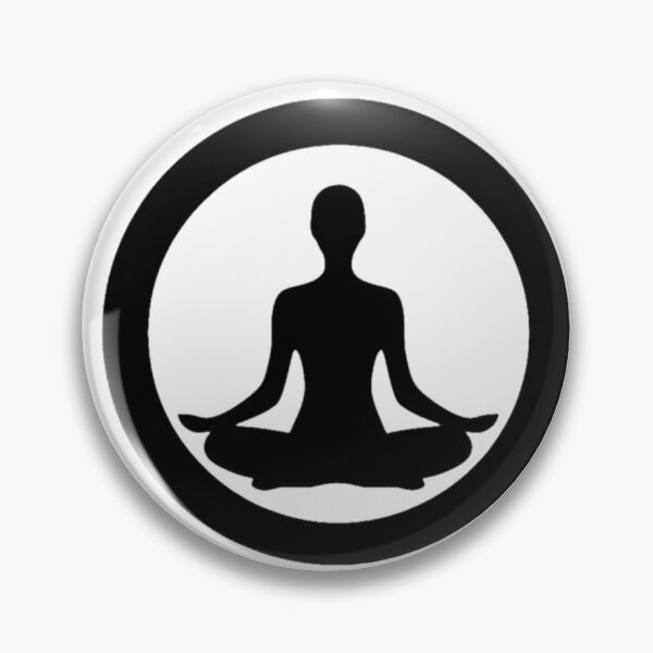 Item preview, YOGA Meditation Typogram - Yoga Lotus Pose Inside Letter O Zen Design designed and sold by 2Sec.